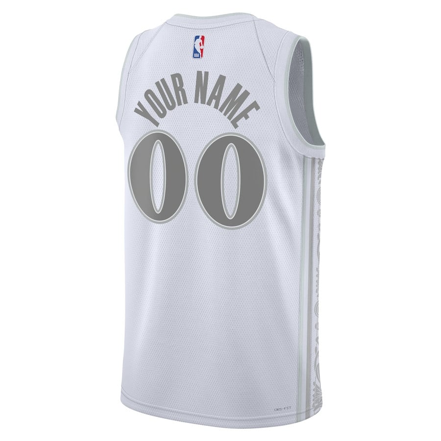 Dallas Mavericks Unisex 2024/25 Custom Swingman City Editio White NBA Jersey Unisex