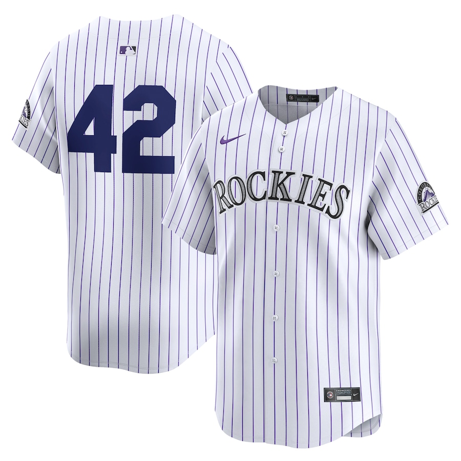 Colorado Rockies 2024 Jackie Robinson Day Home Limited Jersey White