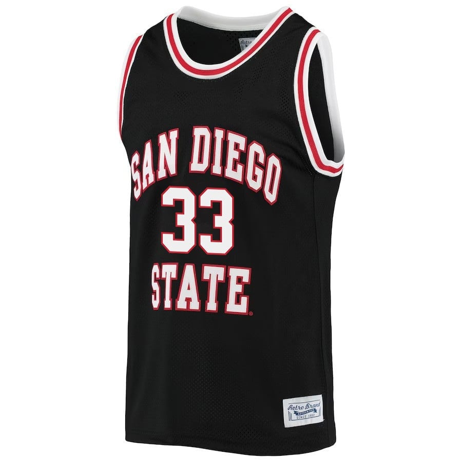 Aguek Arop 33 San Diego State Aztecs 2023- Black NCAA Jersey Men's
