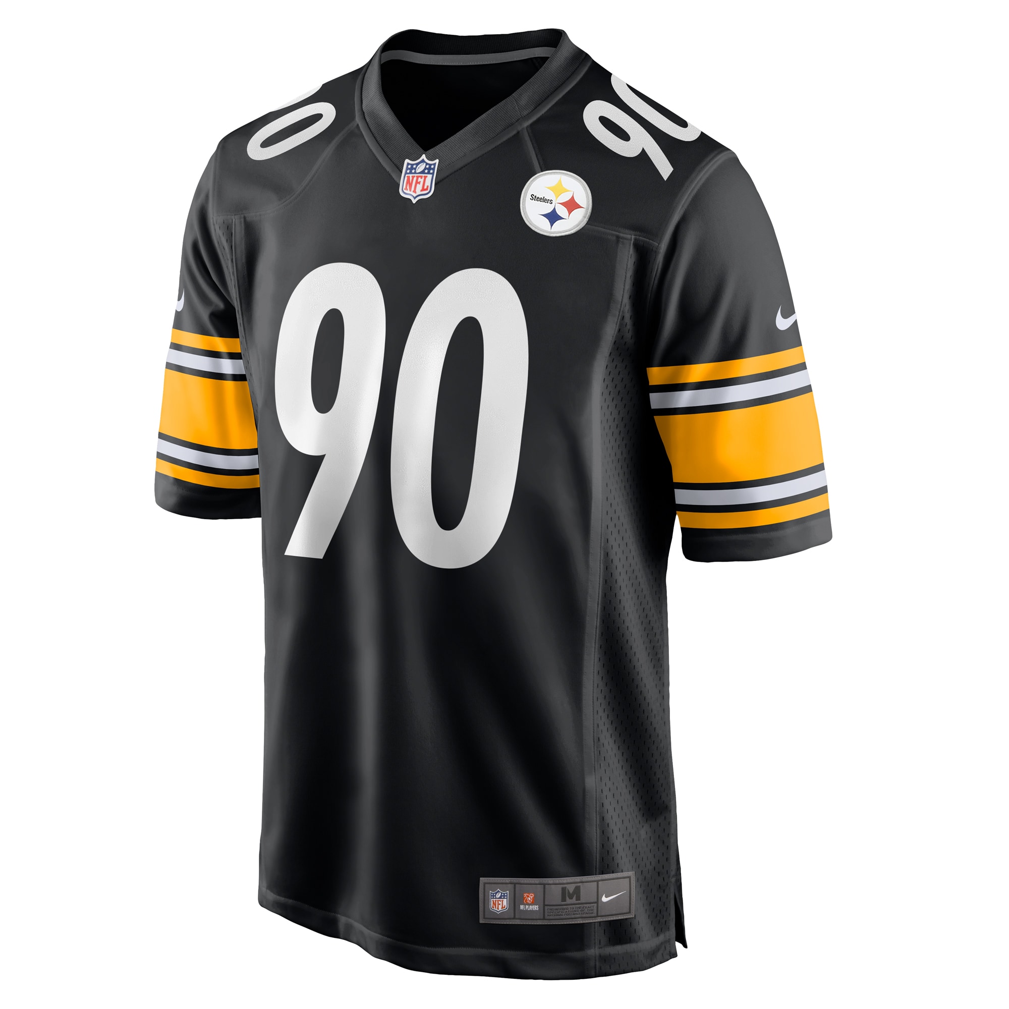 Pittsburgh Steelers T.J. Watt Black Game NFL Jersey Men's