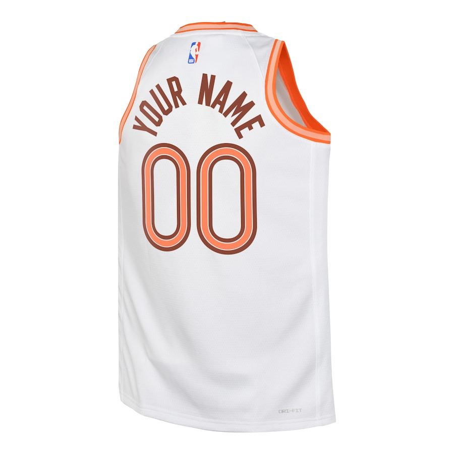 San Antonio Spurs 2023/24 City Edition Swingman Custom White NBA Jersey Youth