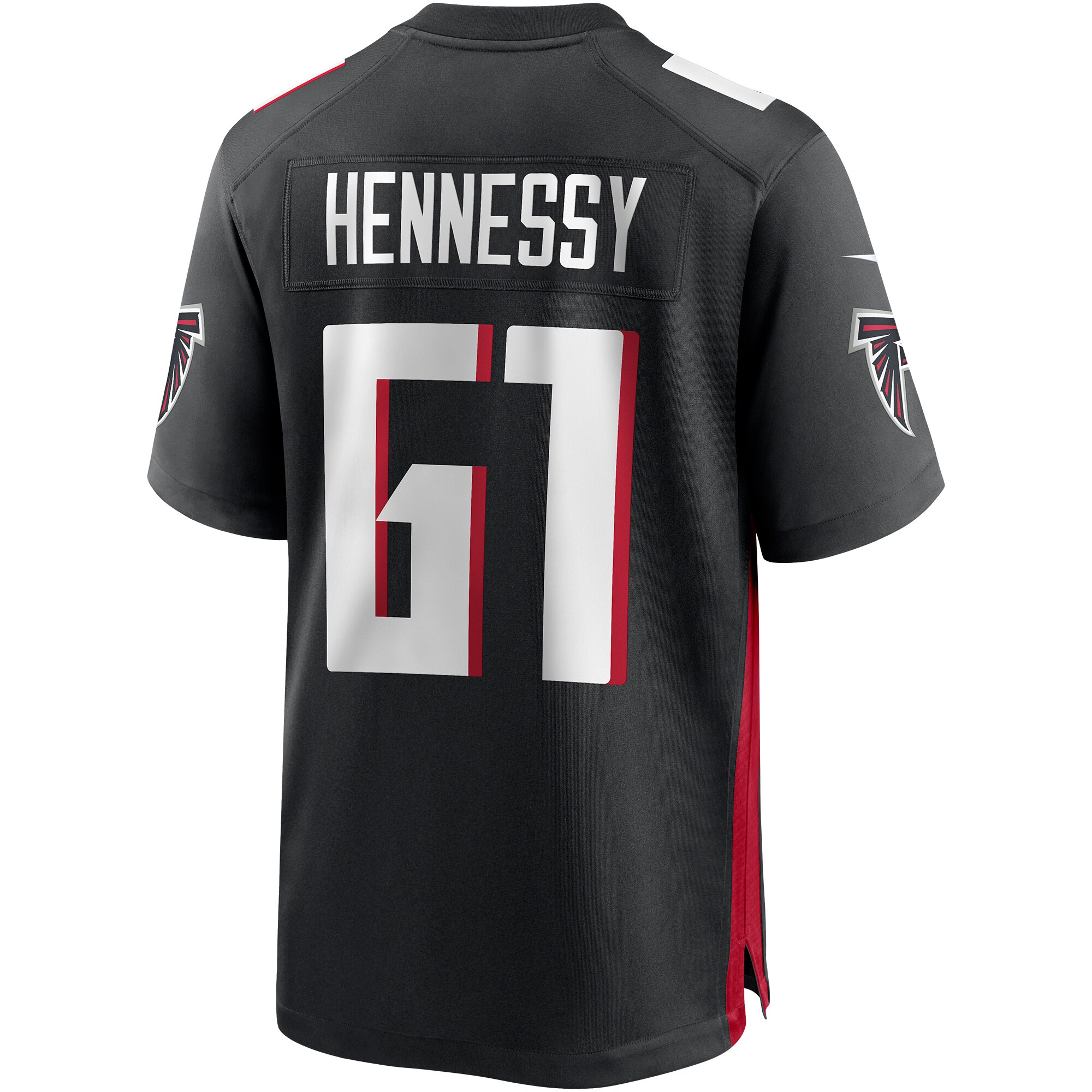 Atlanta Falcons Matt Hennessy Black Player Game NFL Jersey Men's