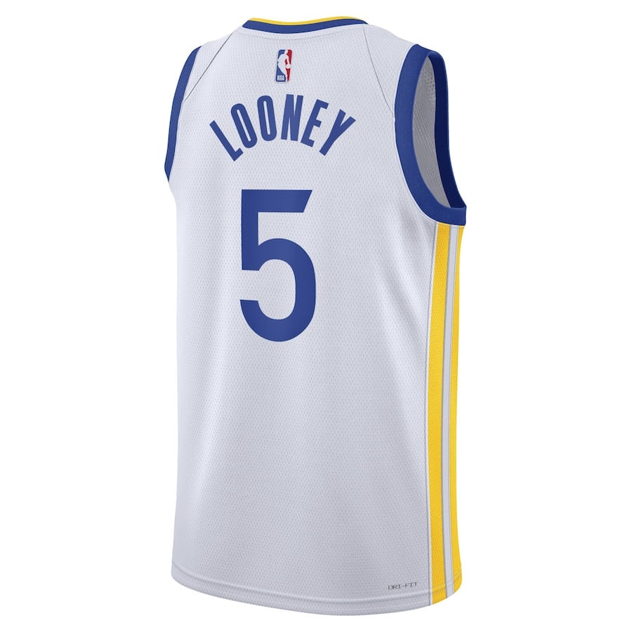 Kevon Looney 5 Golden State Warriors Unisex Swingman Association Editio White NBA Jersey Unisex