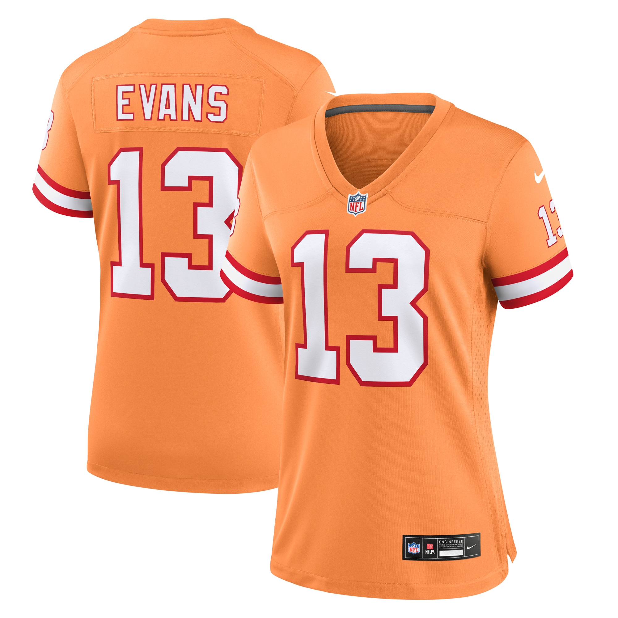 Tampa Bay Buccaneers Mike Evans Orange Player NFL Jersey Women's