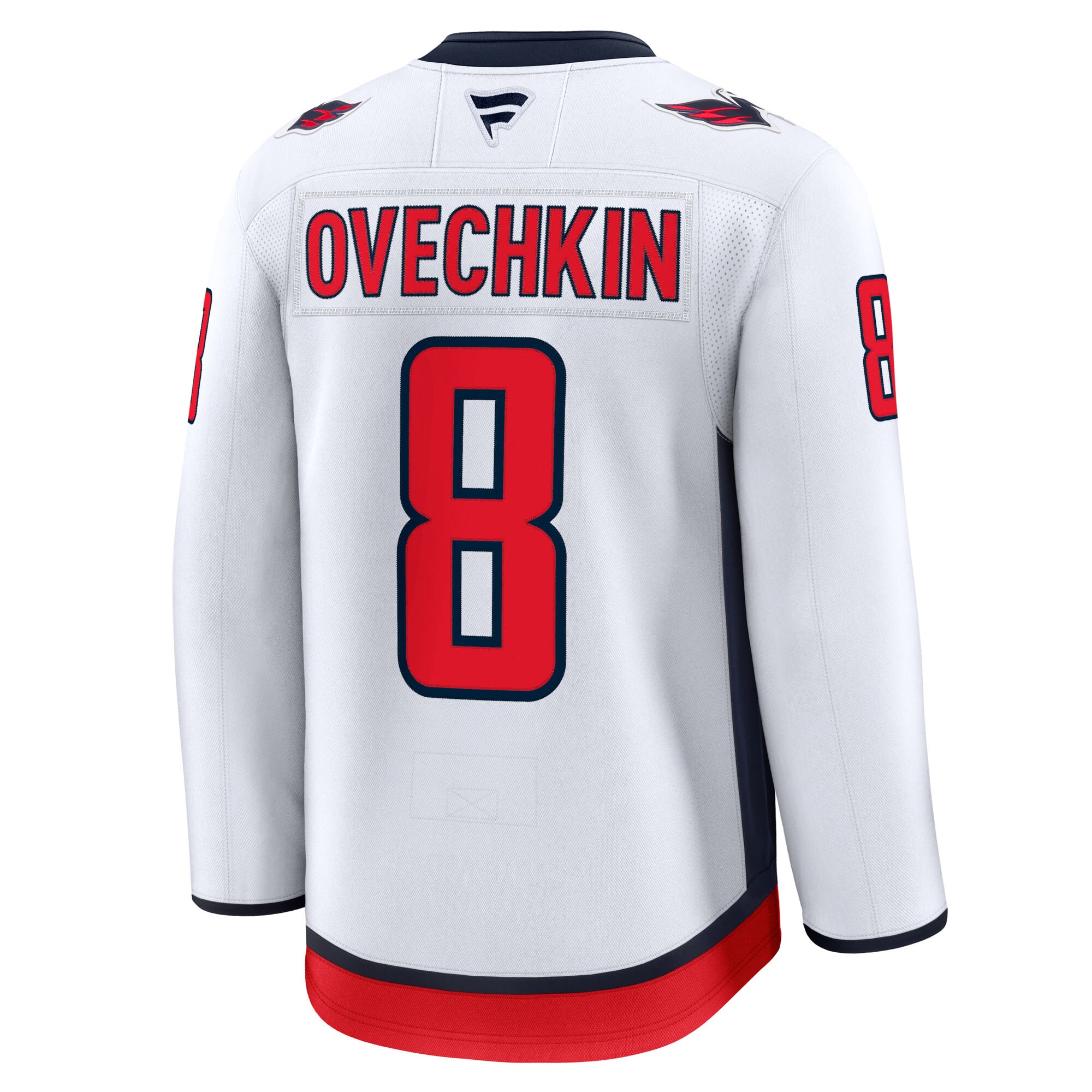 Washington Capitals Alexander Ovechkin White Away Premium NHL Jersey Men's