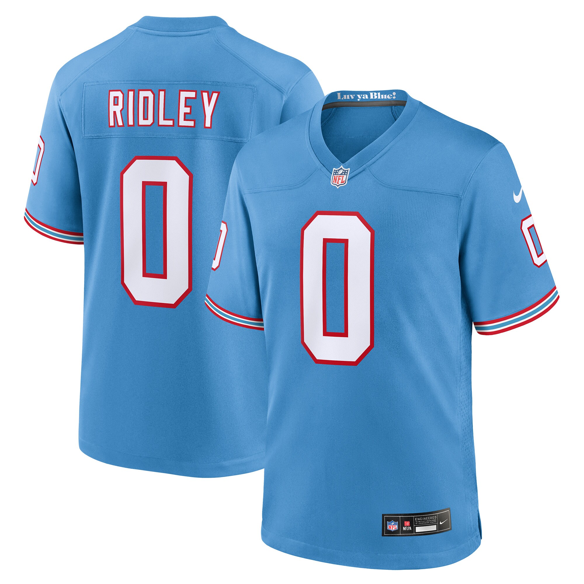 Tennessee Titans Calvin Ridley Light Blue Alternate Game NFL Jersey Youth