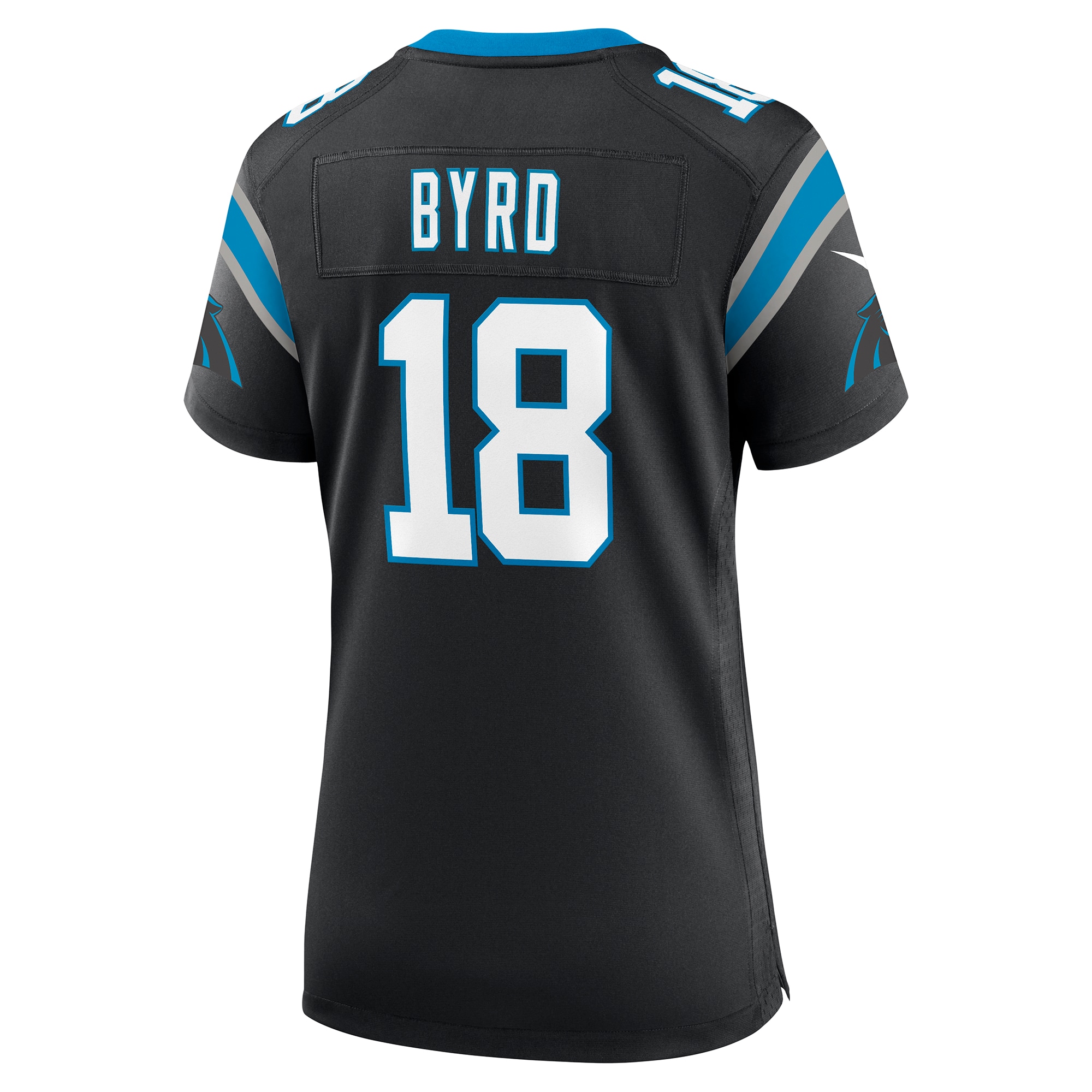 Carolina Panthers Damiere Byrd Black Game Player NFL Jersey Women's