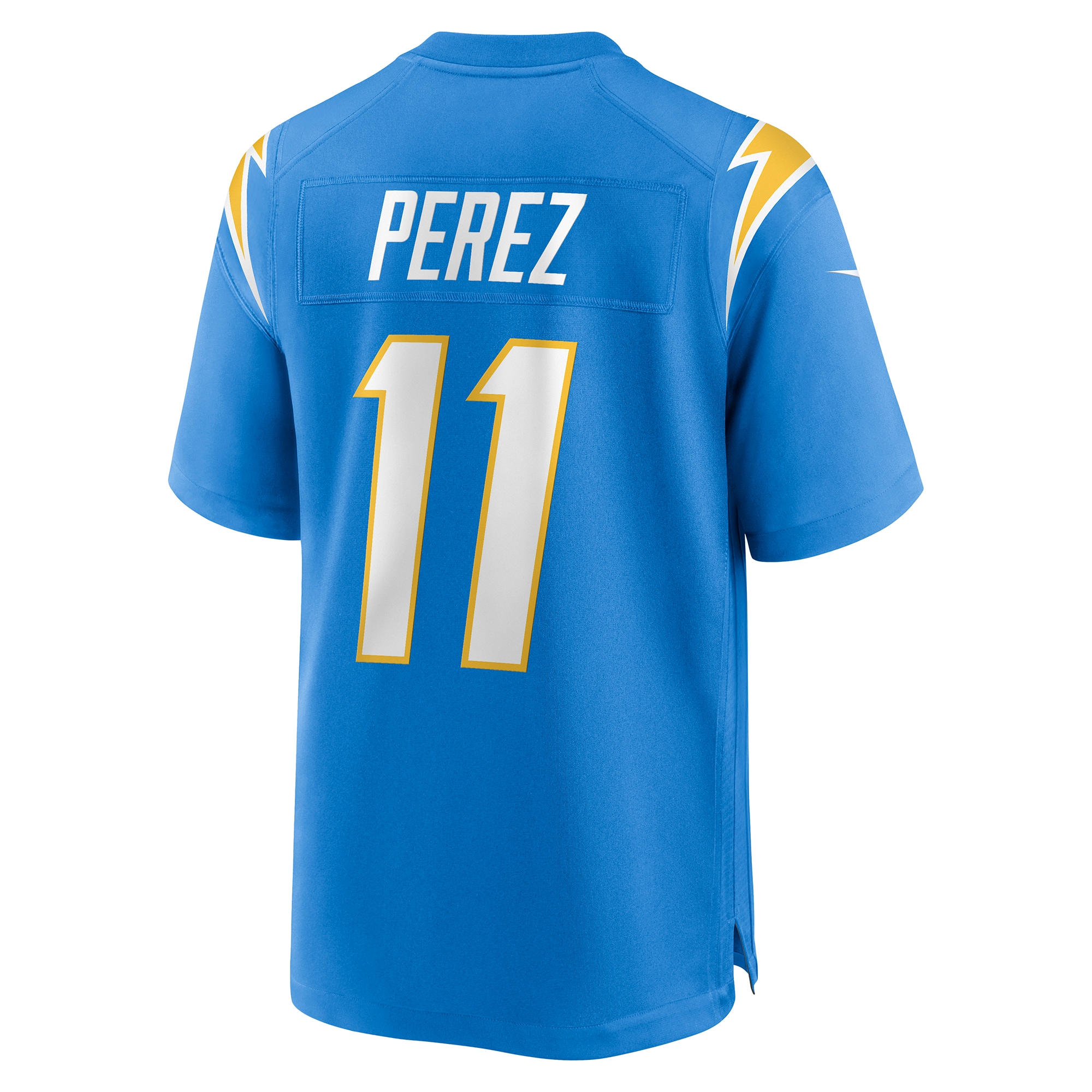 Los Angeles Chargers Luis Perez Powder Blue Team Game NFL Jersey Men's