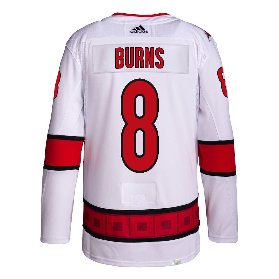 Brent Burns 8 Carolina Hurricanes Away Primegreen White NHL Jersey Men's
