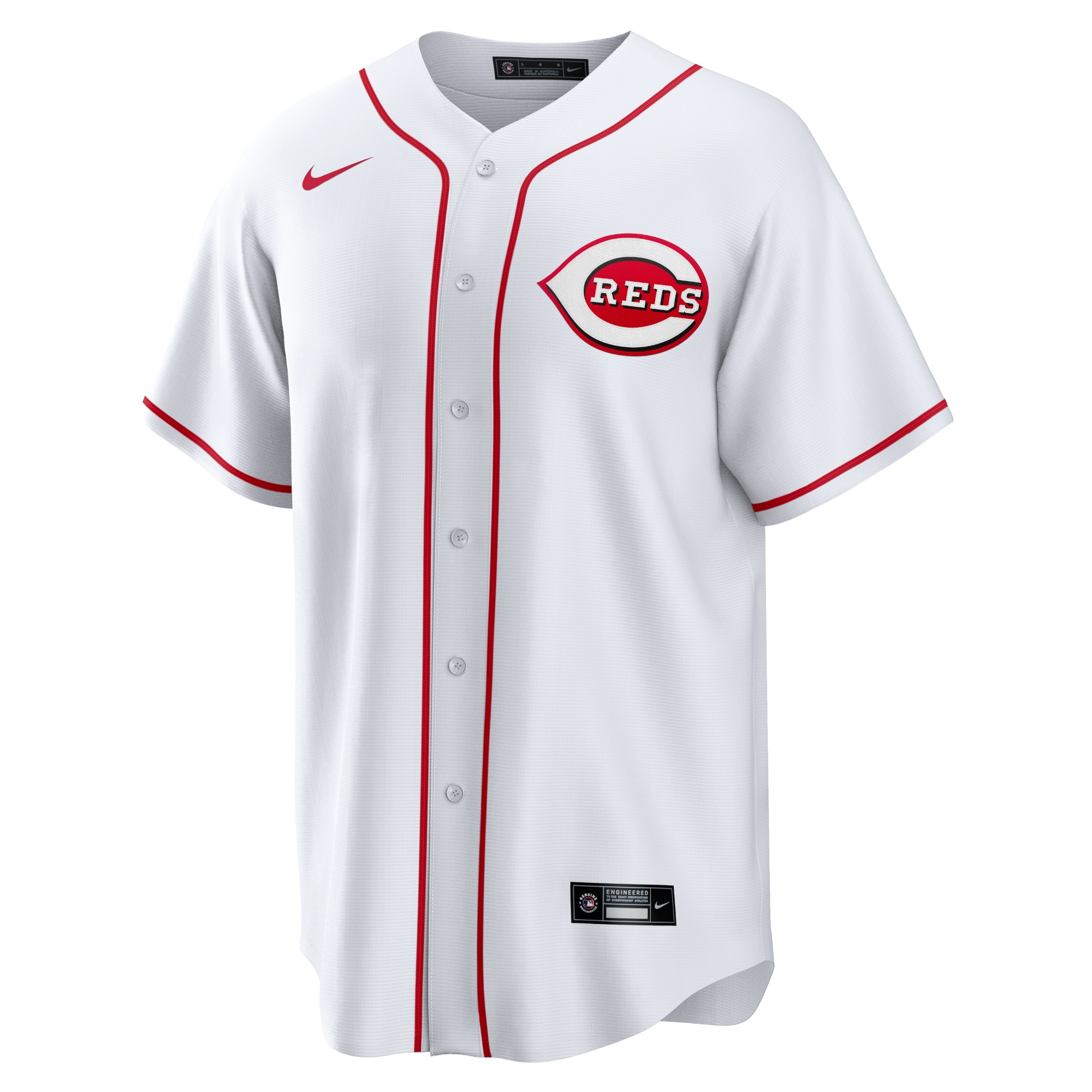 Cincinnati Reds White Home Team MLB Jersey Men's
