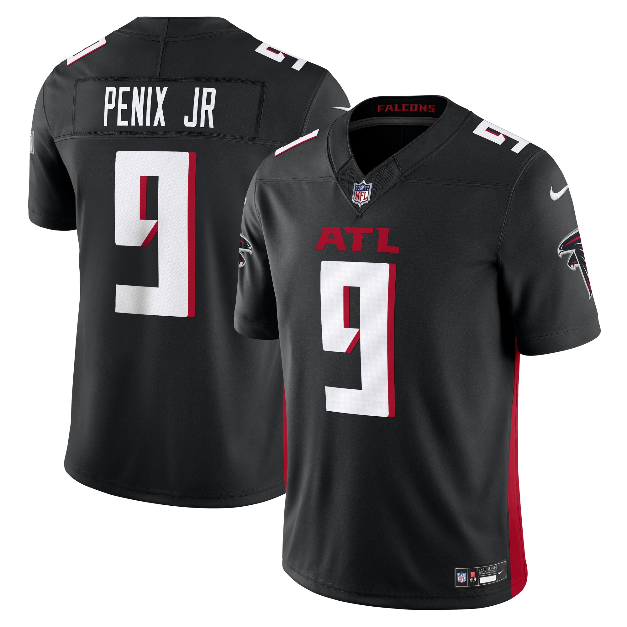 Atlanta Falcons Michael Penix Jr. Black Vapor F.U.S.E. Limited NFL Jersey Men's