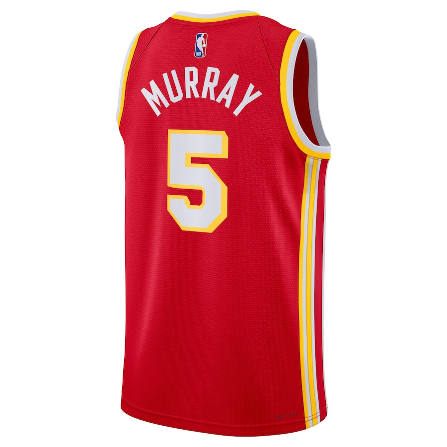 Dejounte Murray 5 Atlanta Hawks Unisex Swingman Icon Edition Red NBA Jersey Unisex