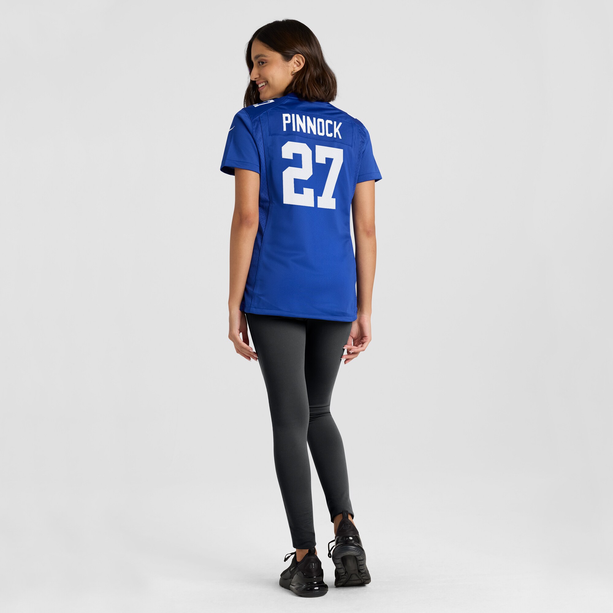 New York Giants Jason Pinnock Royal Game Player NFL Jersey Women's