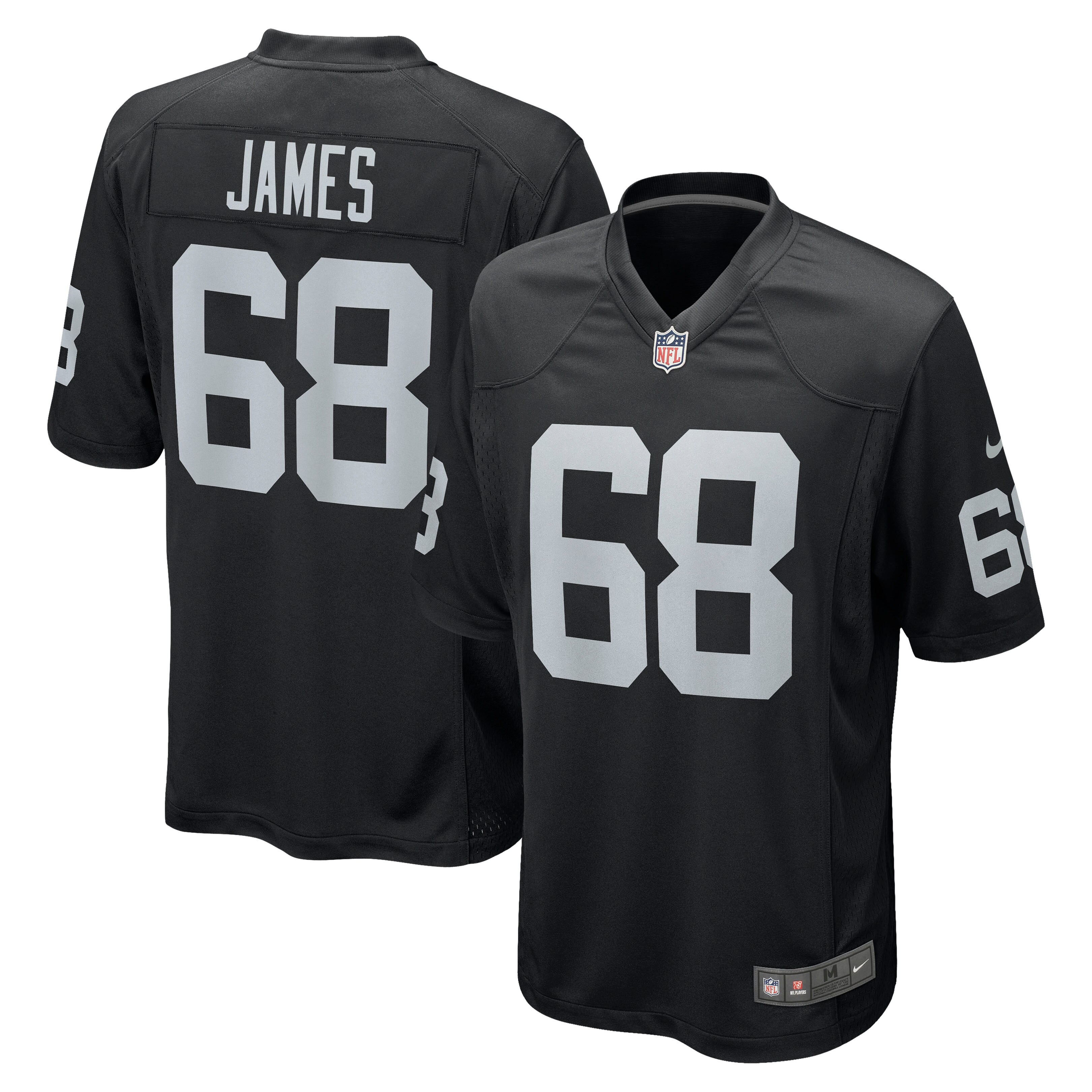 Las Vegas Raiders Andre James Black Game NFL Jersey Men's