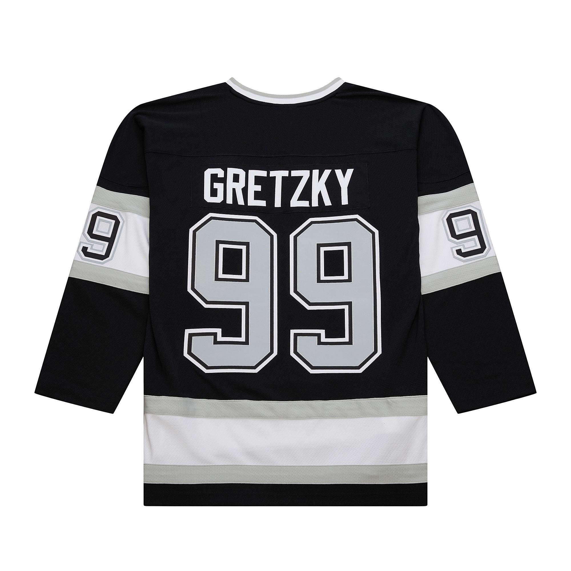 Los Angeles Kings Wayne Gretzky Mitchell Ness Black Big Tall 1992/93 Blue Line 2.0 NHL Jersey Men's