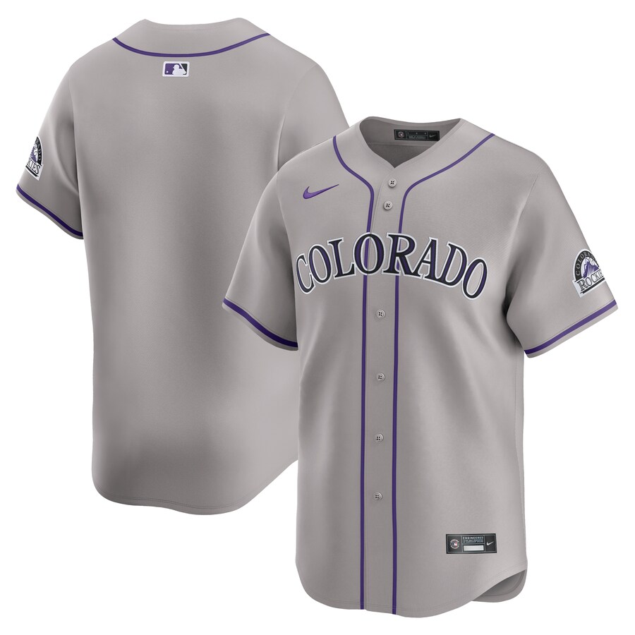 Colorado Rockies Road Limited Jersey Gray