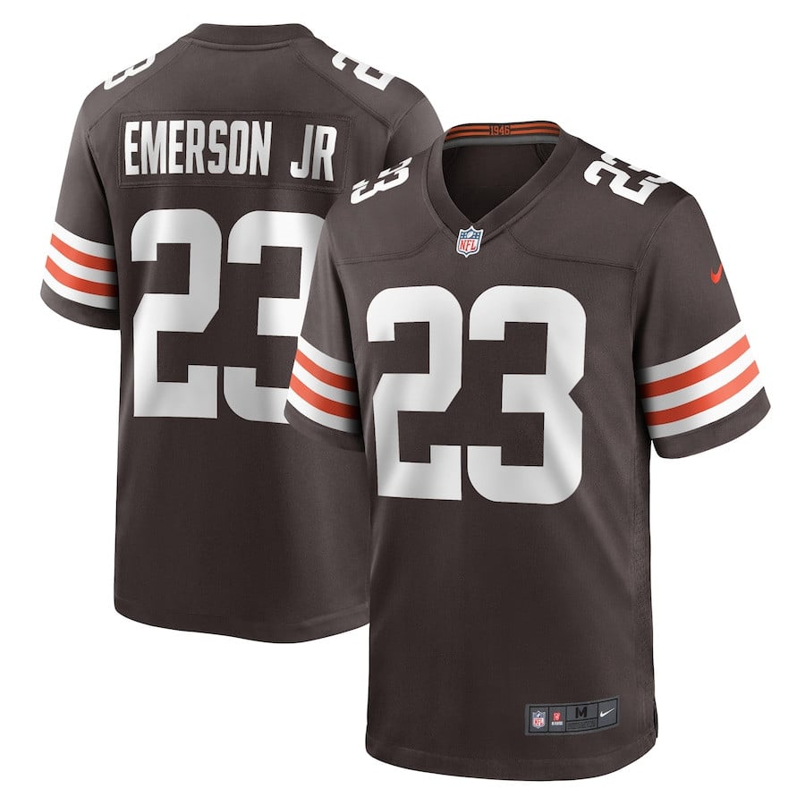 Martin Emerson Jr. 23 Cleveland Browns Game Brown NFL Jersey Men's