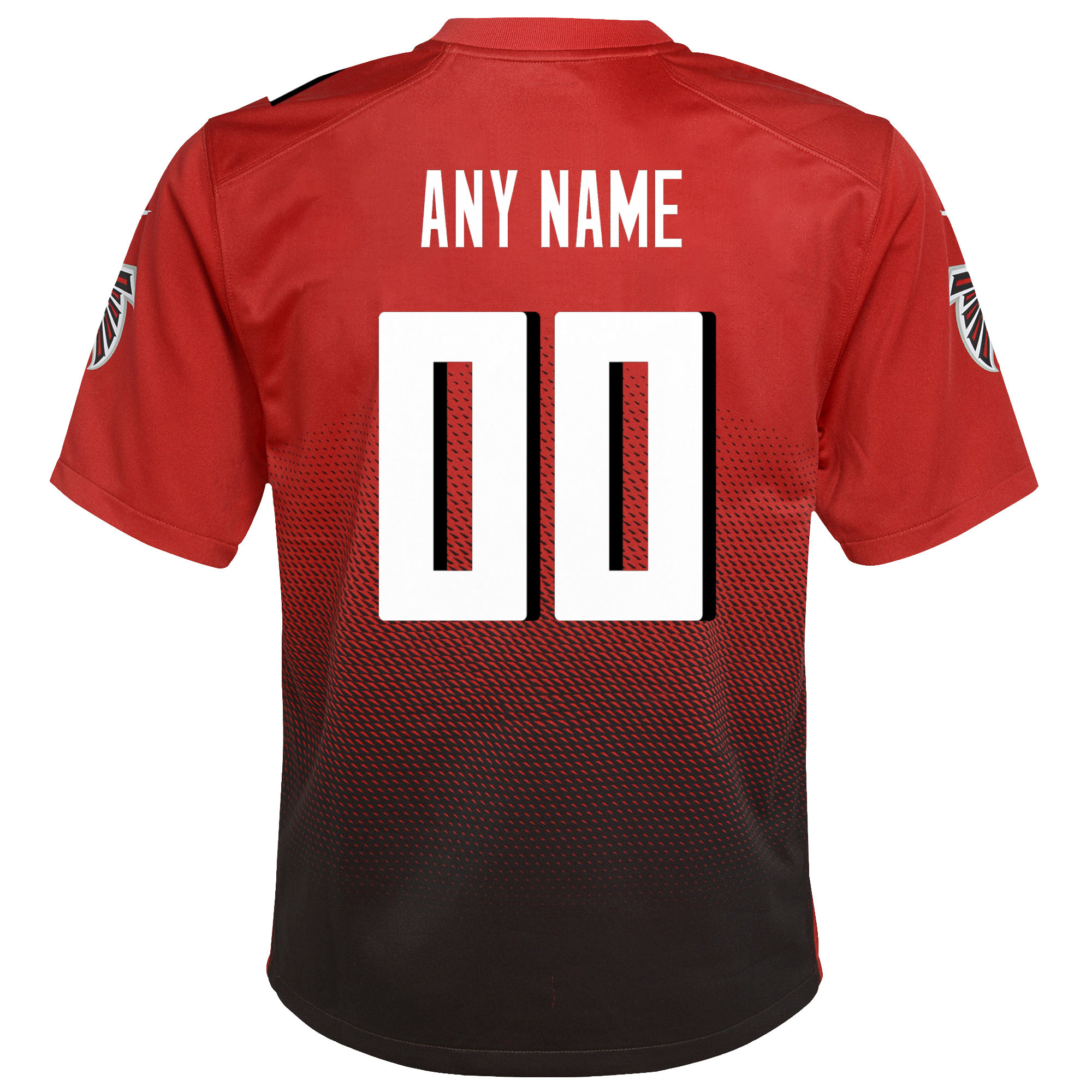 Atlanta Falcons Red Alternate Custom Game NFL Jersey Youth