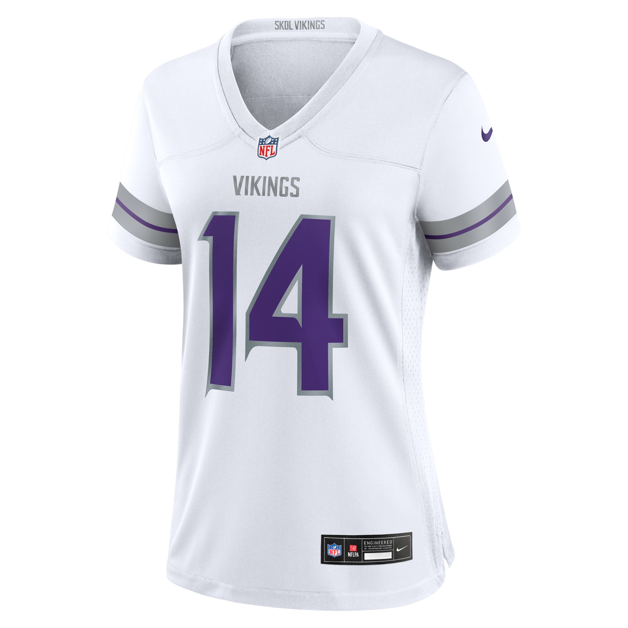 Minnesota Vikings Sam Darnold White Alternate Game Player NFL Jersey Women's