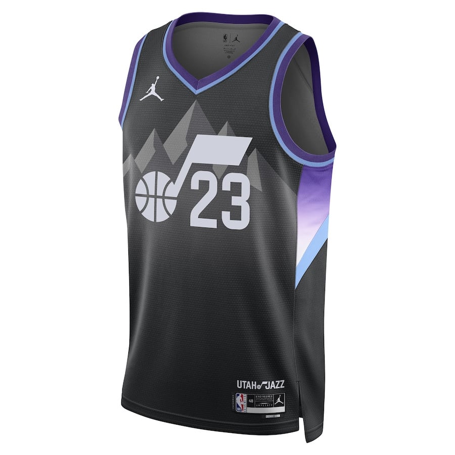 Lauri Markkanen 23 Utah Jazz 2024/2 Unisex Swingman Statement Edition Black NBA Jersey Unisex