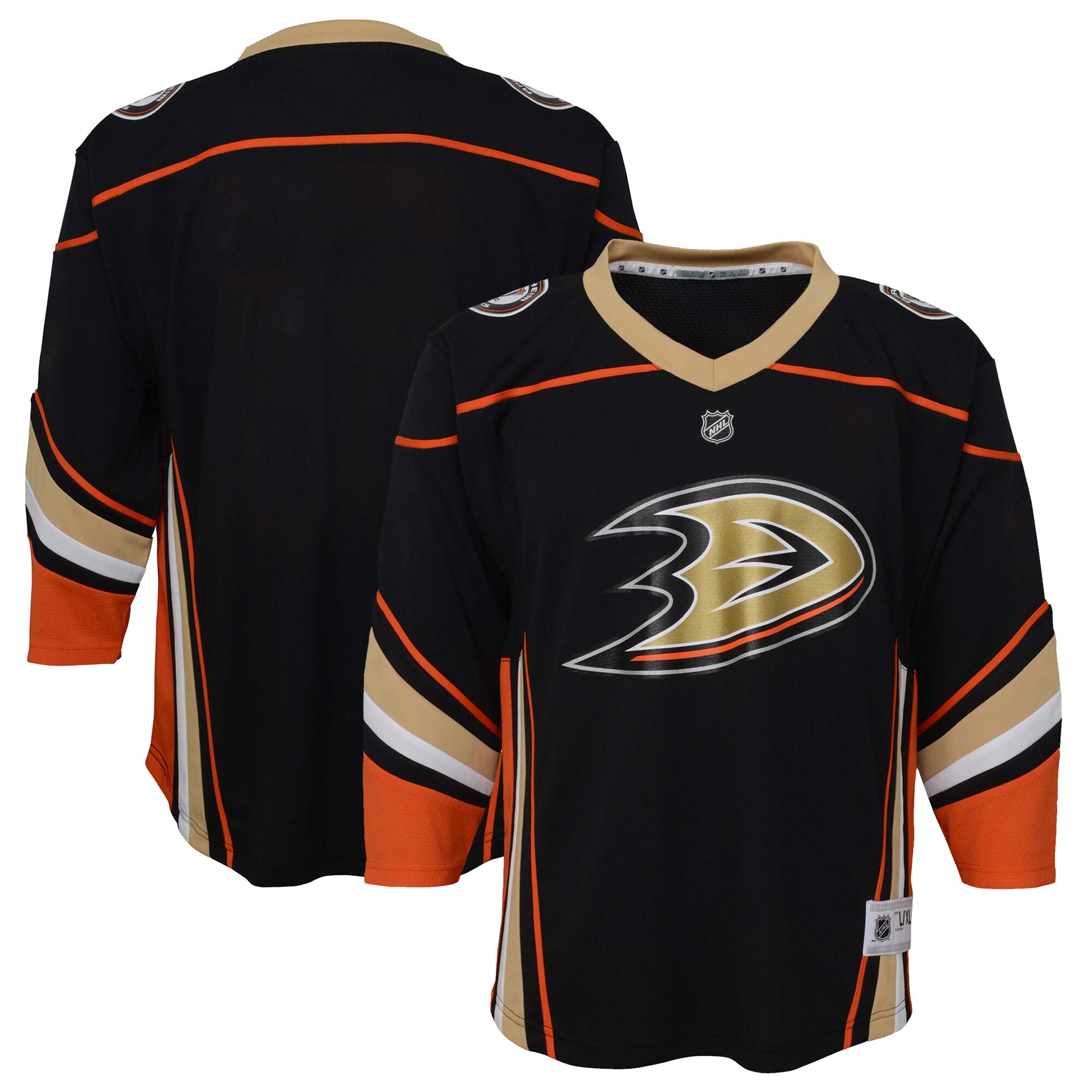 Anaheim Ducks Black Home NHL Jersey Youth