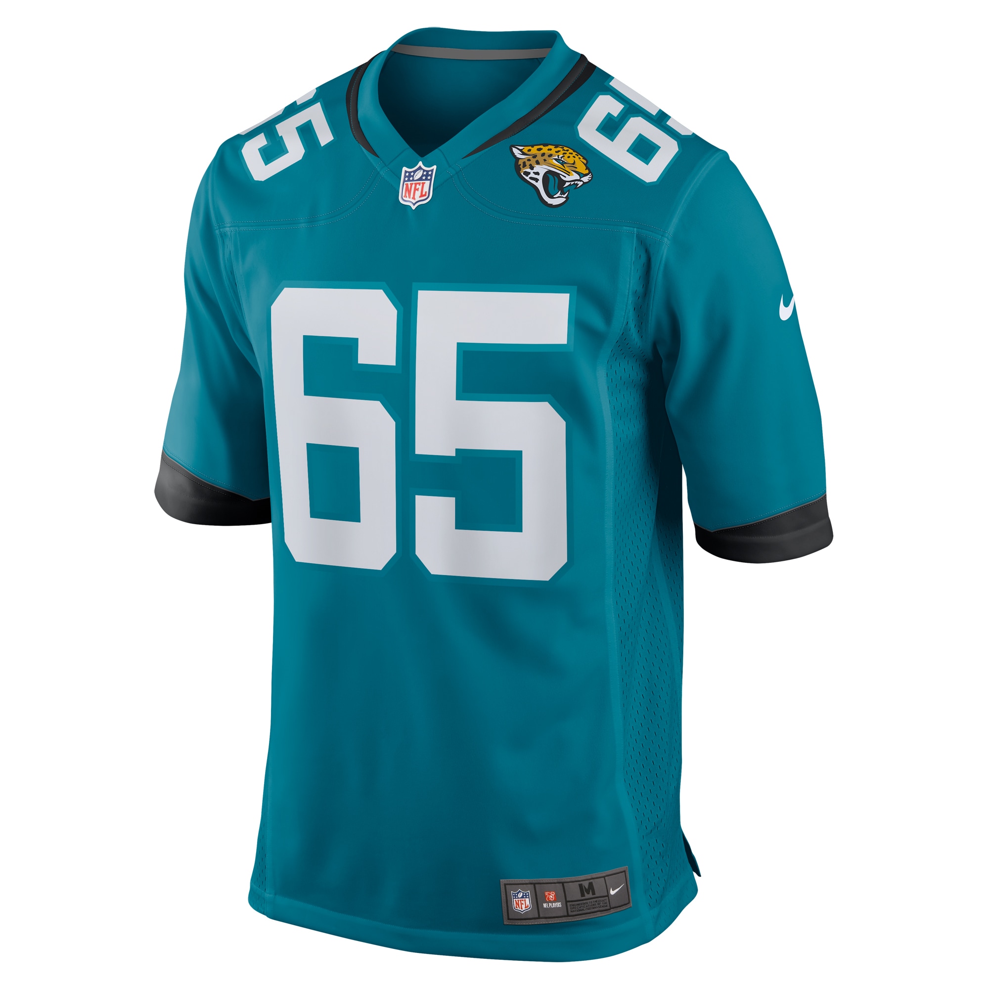 Jacksonville Jaguars Mitch Morse Teal Team Game NFL Jersey Men's