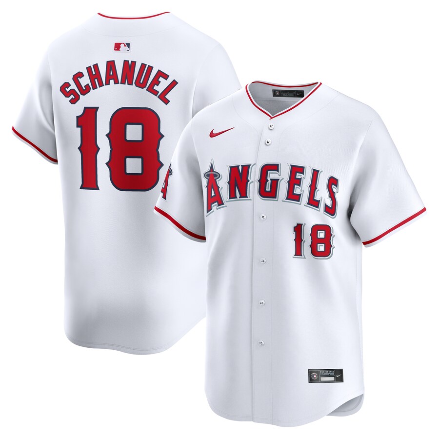 Nolan Schanuel Los Angeles Angels Home Limited Player Jersey White