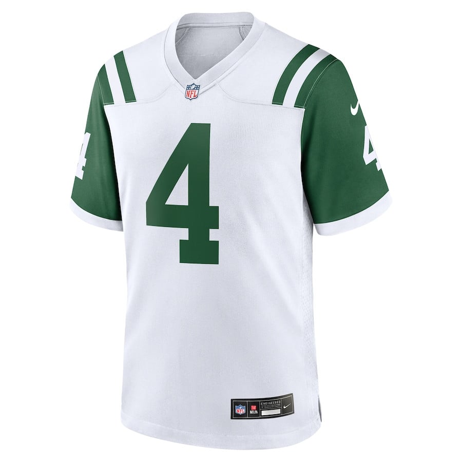 D.J. Reed 4 New York Jets Classic Alternate Game White NFL Jersey Men's