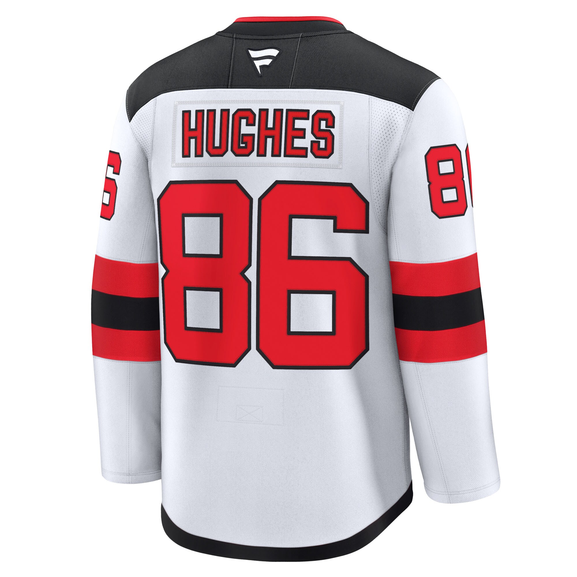 New Jersey Devils Jack Hughes White Away Premium NHL Jersey Men's