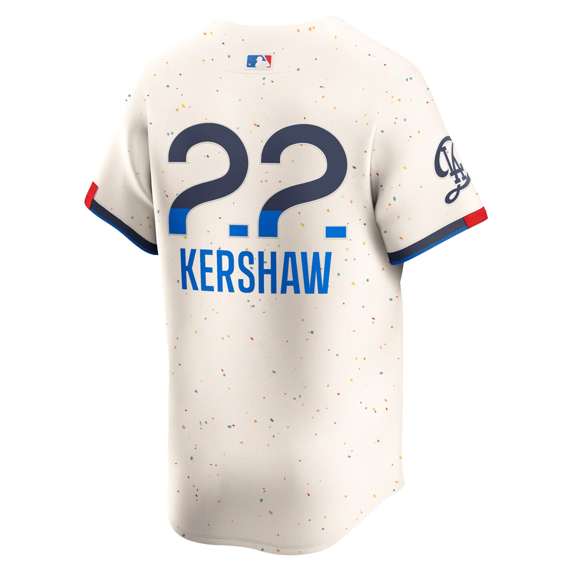 Los Angeles Dodgers Clayton Kershaw Cream 2024 City Connect Limited Player MLB Jersey Men's