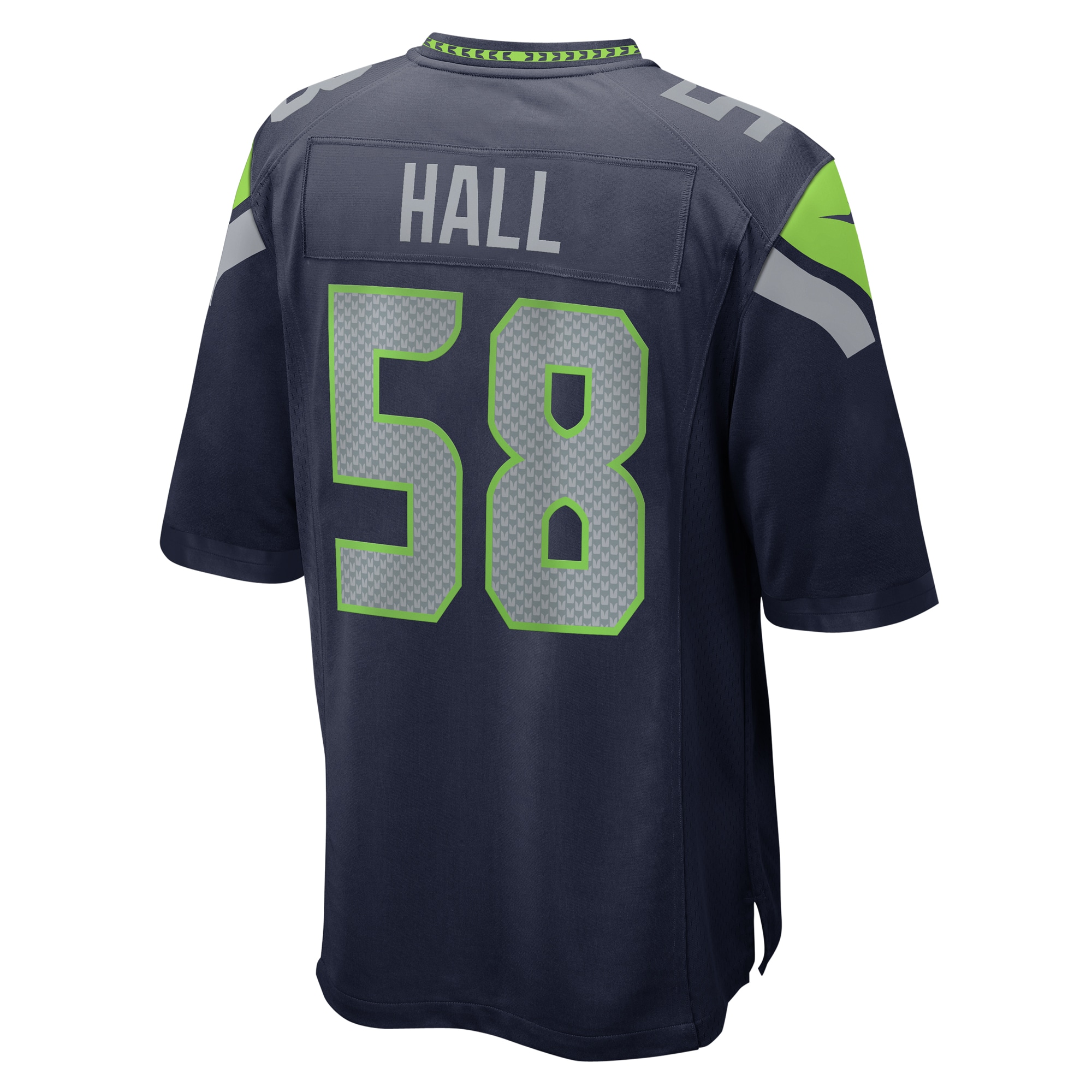 Seattle Seahawks Derick Hall College Navy Game NFL Jersey Men's