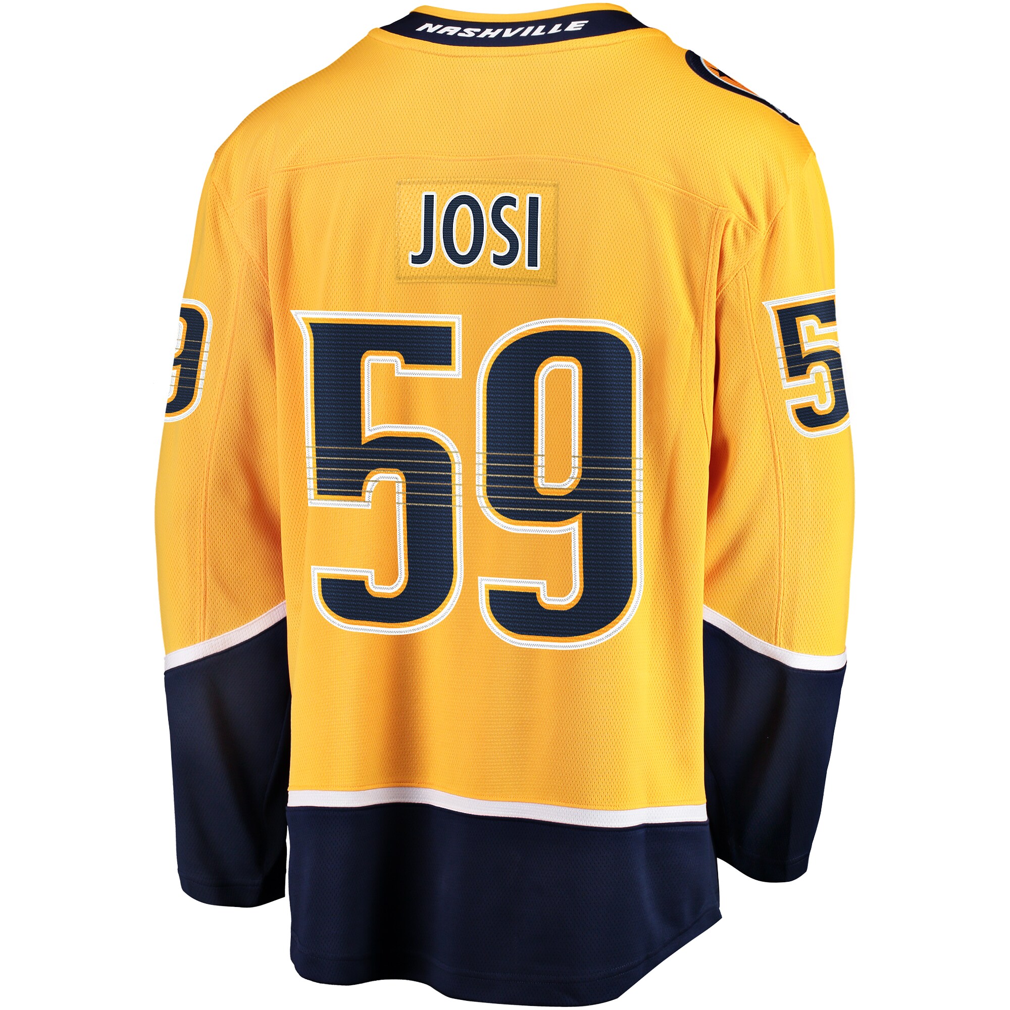 Nashville Predators Roman Josi Gold Home Breakaway NHL Jersey Men's