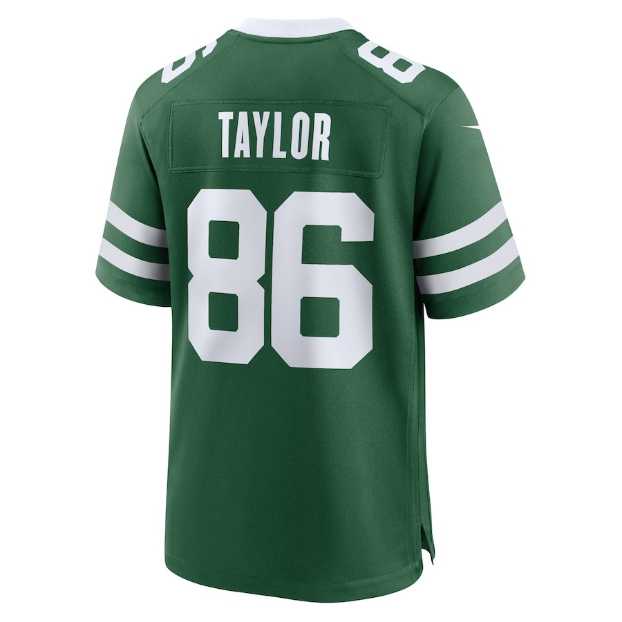 Malik Taylor 86 New York Jets Team Game Legacy Green NFL Jersey Men's