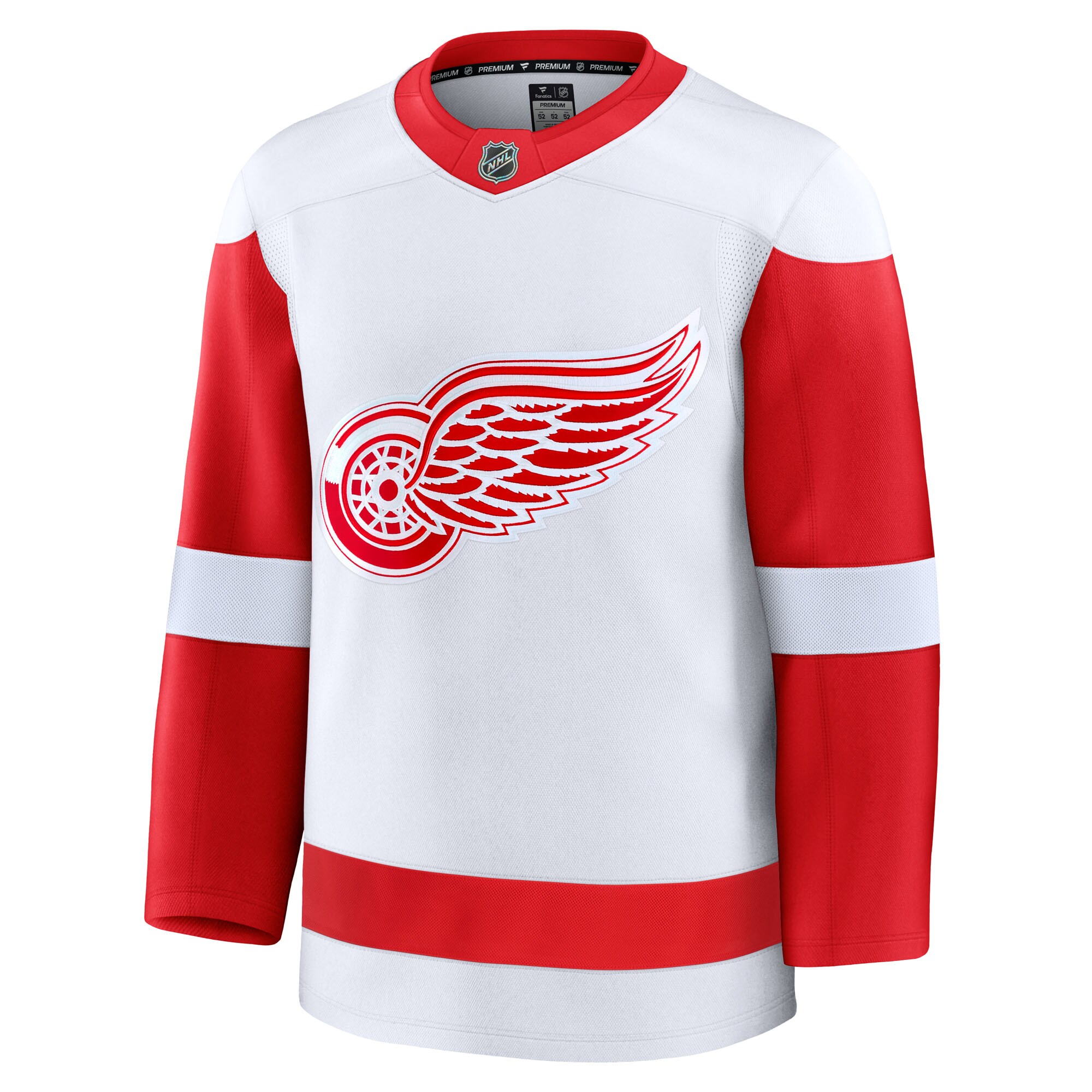 Detroit Red Wings White Away Premium NHL Jersey Men's