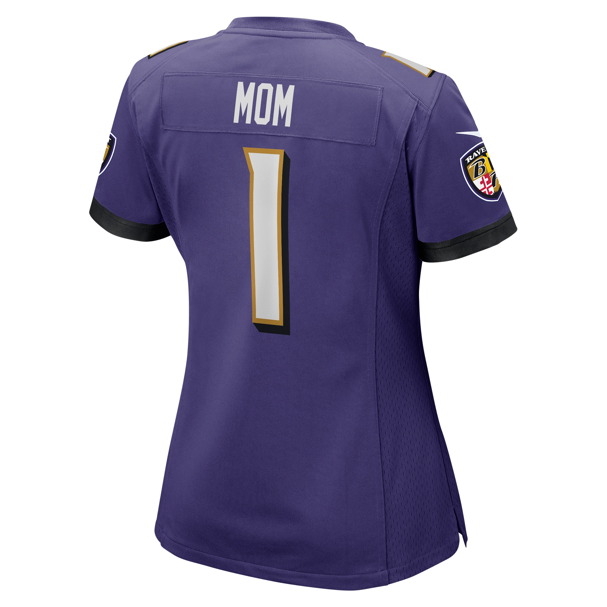 Baltimore Ravens Number 1 Mom Purple Game NFL Jersey Women's