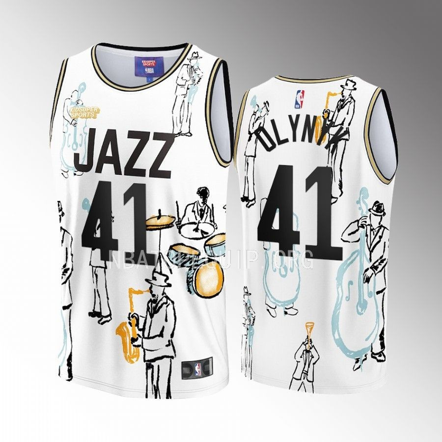 Kelly Olynyk 41 Utah Jazz KidSuper Studio Unisex Hometown NBA Jersey Unisex