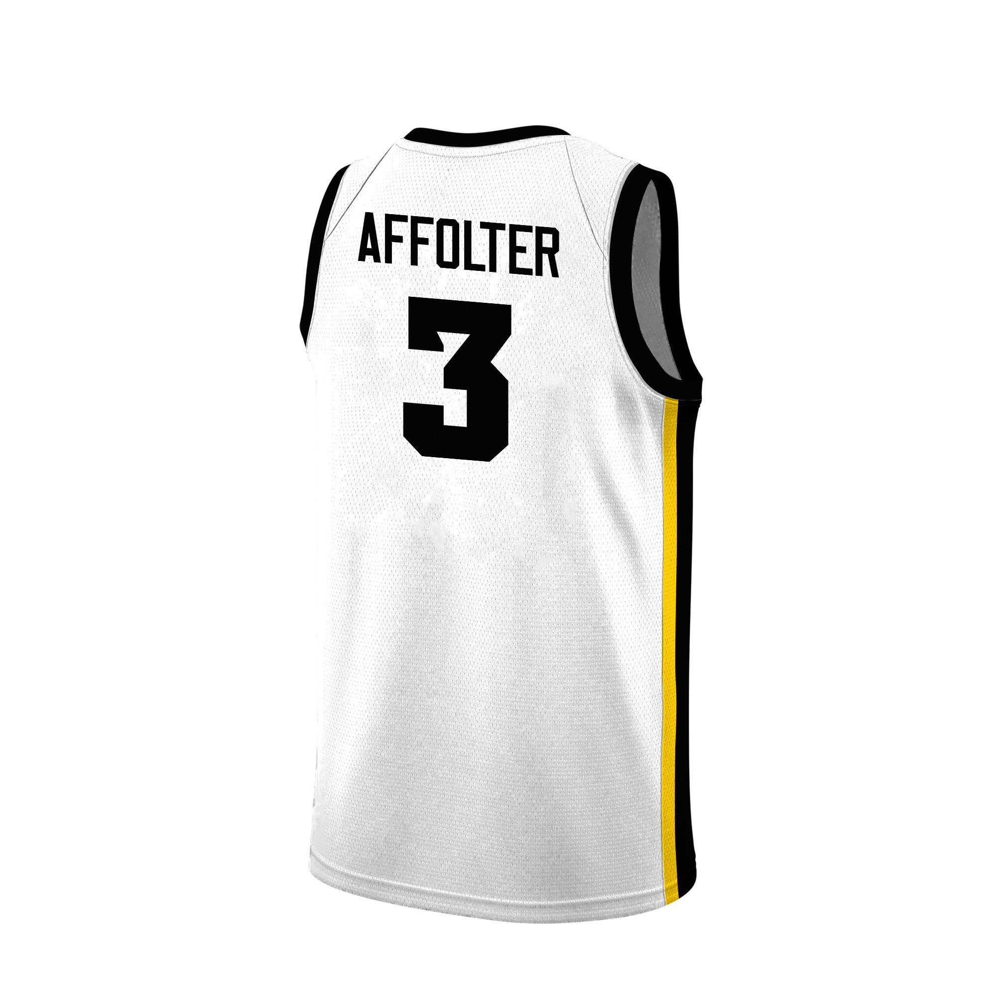 Sydney Affolter 3 Iowa Hawkeyes 2024 White Unisex NCAA Jersey Unisex