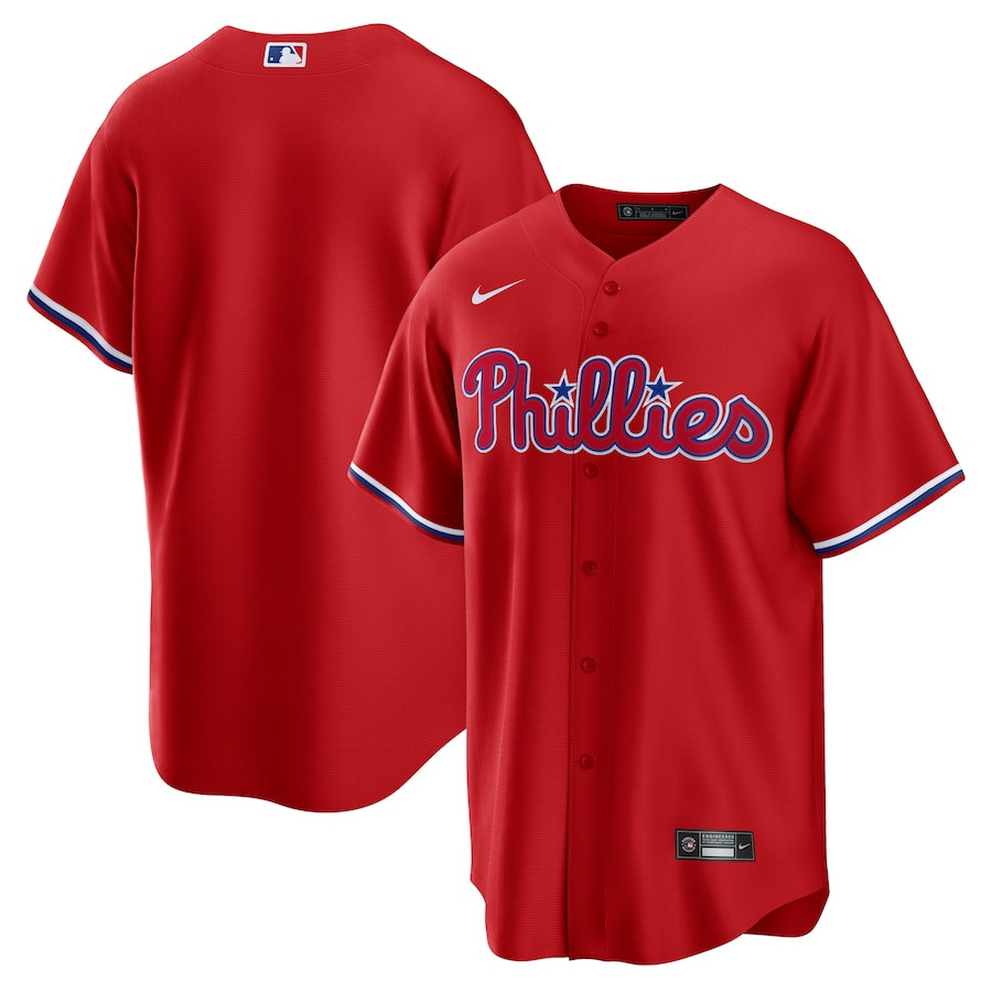 Philadelphia Phillies Alternate Red MLB Jersey Men's