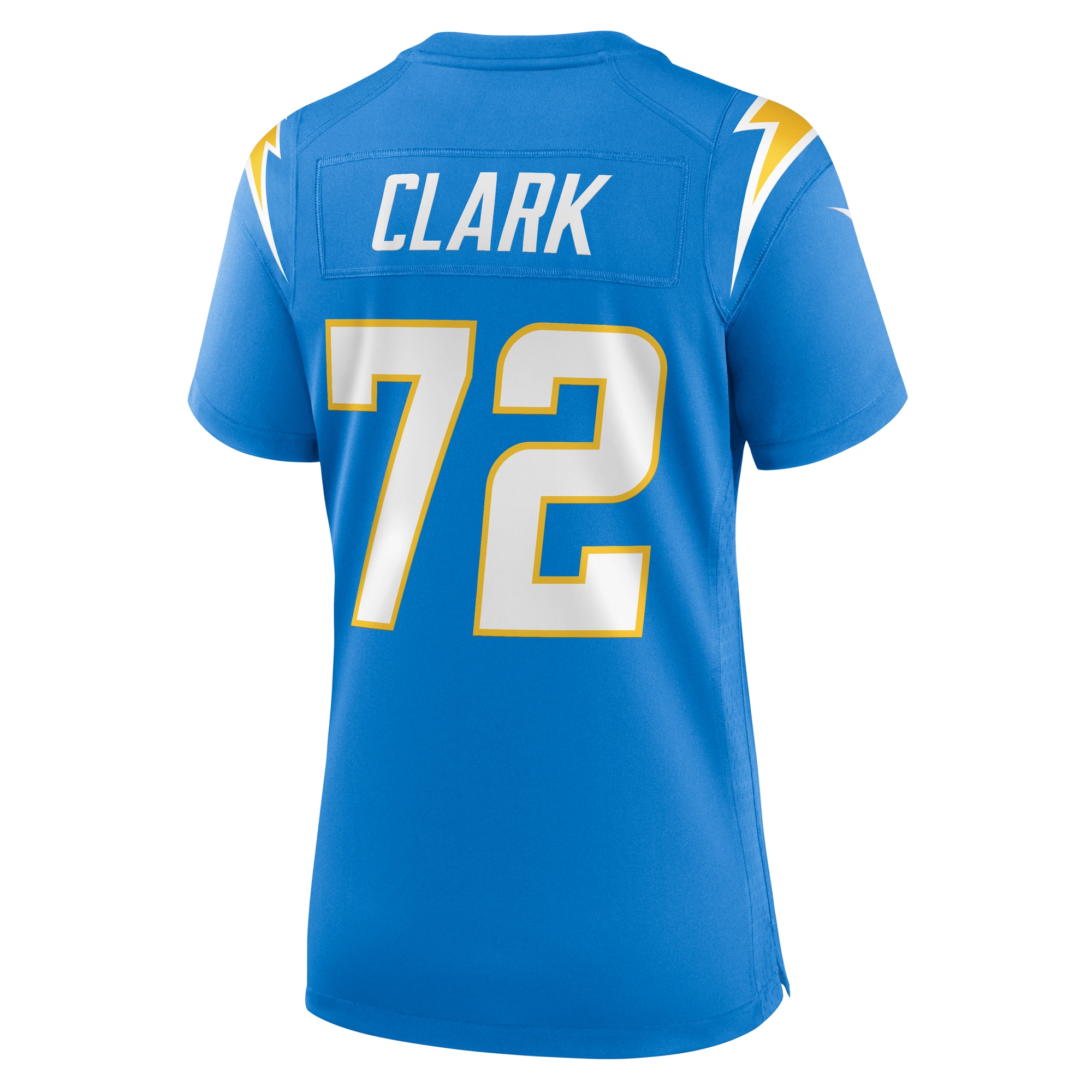 Los Angeles Chargers Jerrod Clark Powder Blue Team Game NFL Jersey Women's