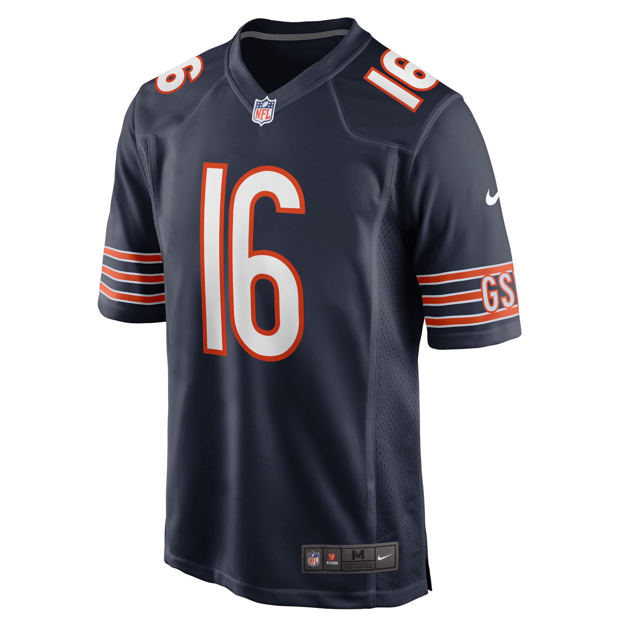 Chicago Bears Trenton Gill Navy Game Player NFL Jersey Men's