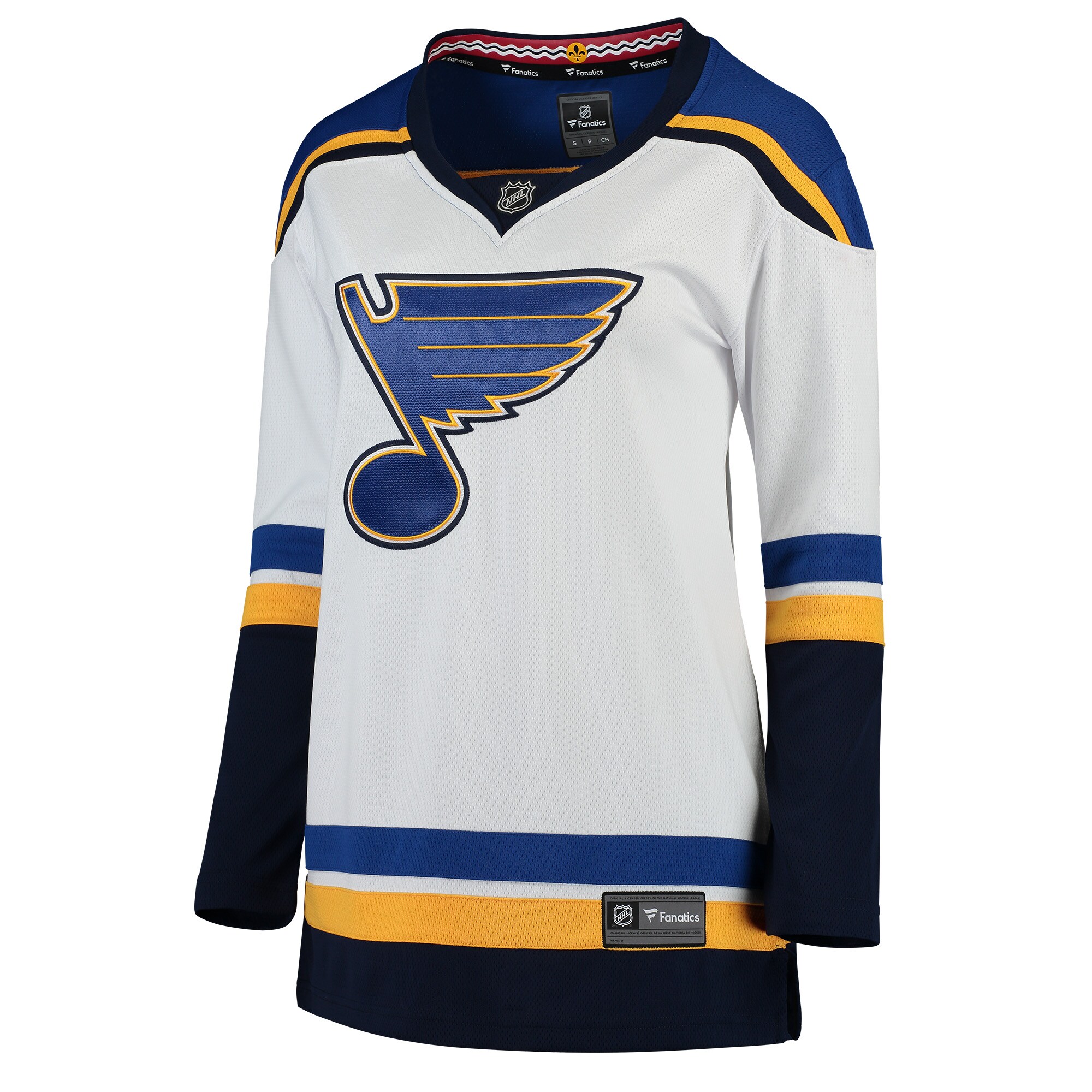 St. Louis Blues White Away Breakaway NHL Jersey Women's