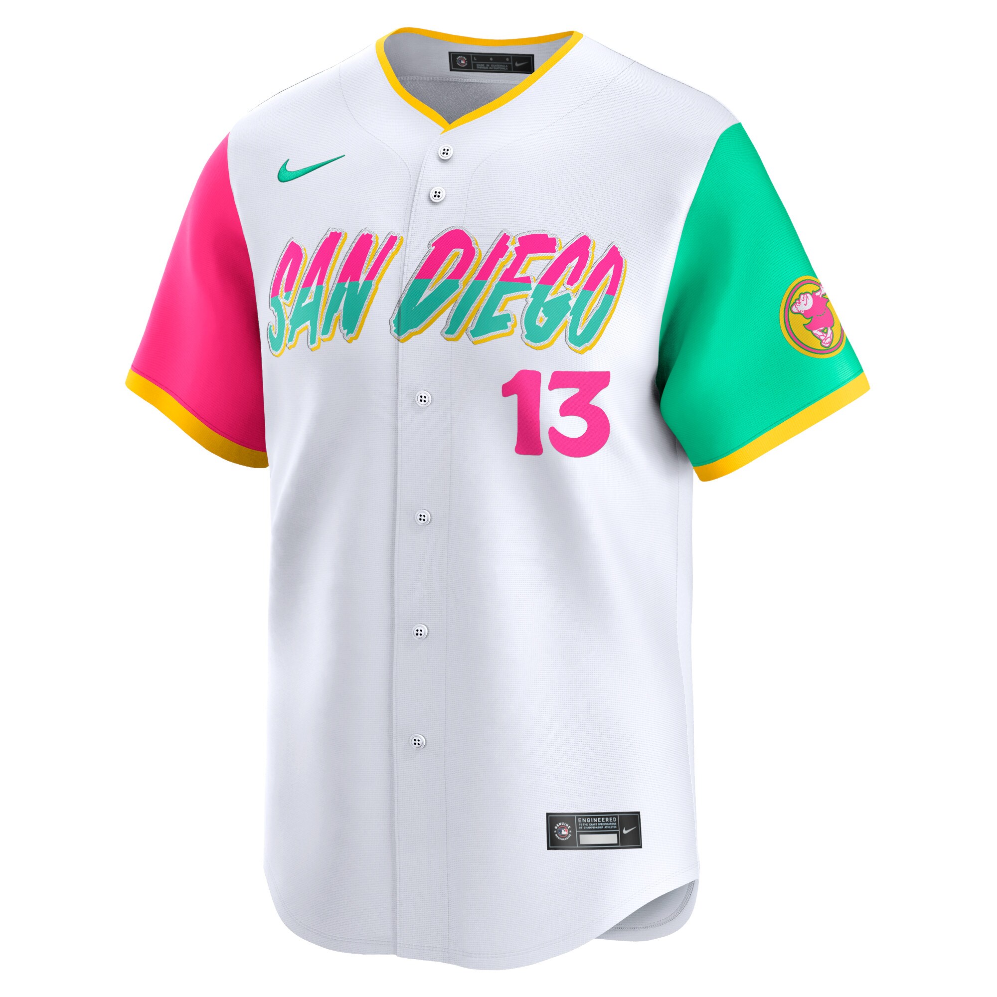 San Diego Padres Manny Machado White City Connect Limited Player MLB Jersey Men's