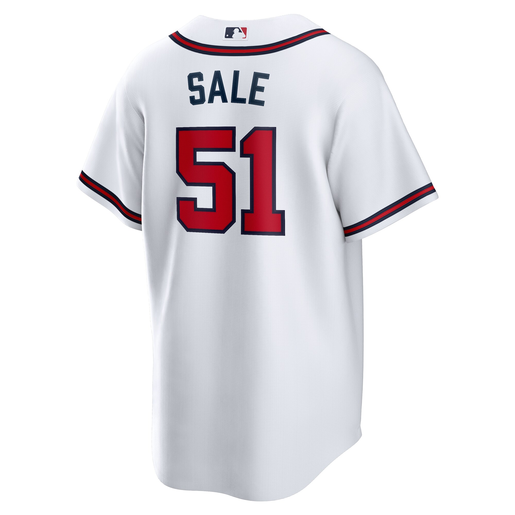 Atlanta Braves Chris Sale White Home MLB Jersey Men's