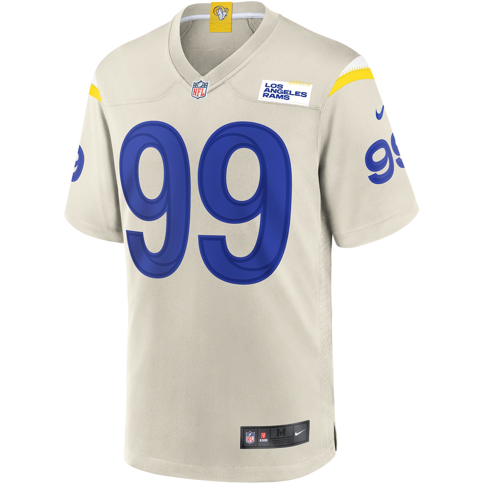 Los Angeles Rams Aaron Donald Bone Player Game NFL Jersey Men's