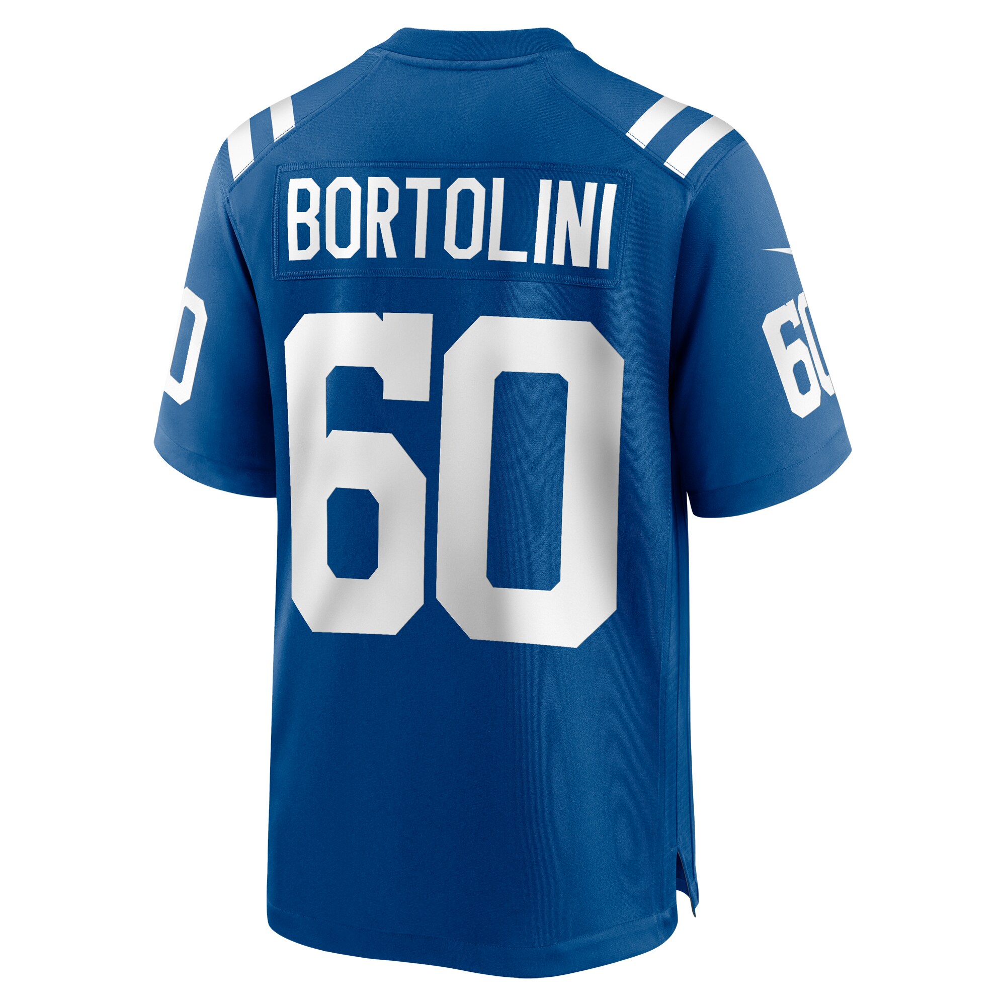 Indianapolis Colts Tanor Bortolini Royal Game NFL Jersey Men's