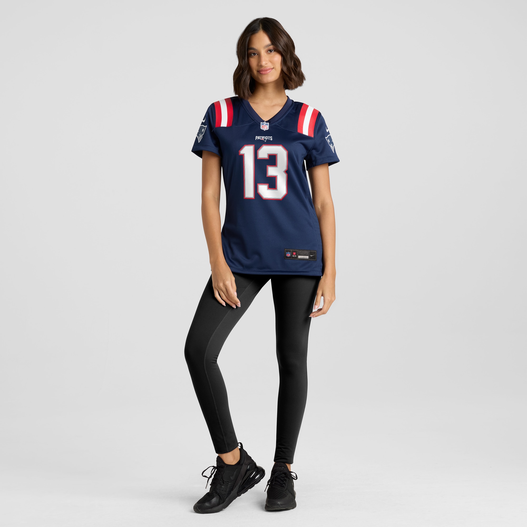 New England Patriots Quinn Nordin Navy Game Player NFL Jersey Women's