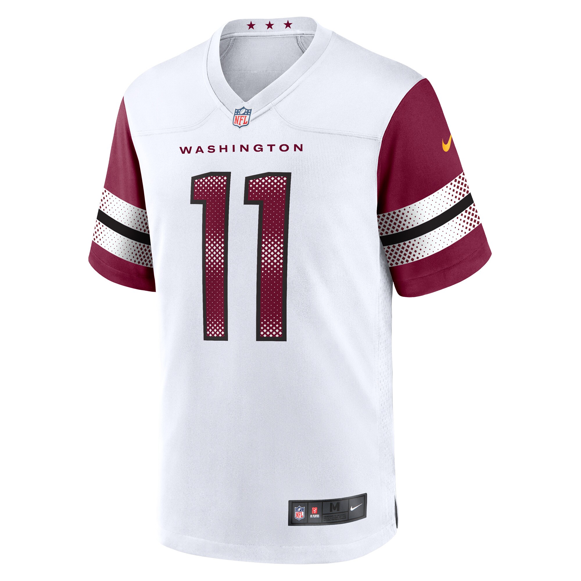 Washington Commanders Carson Wentz White Game NFL Jersey Men's
