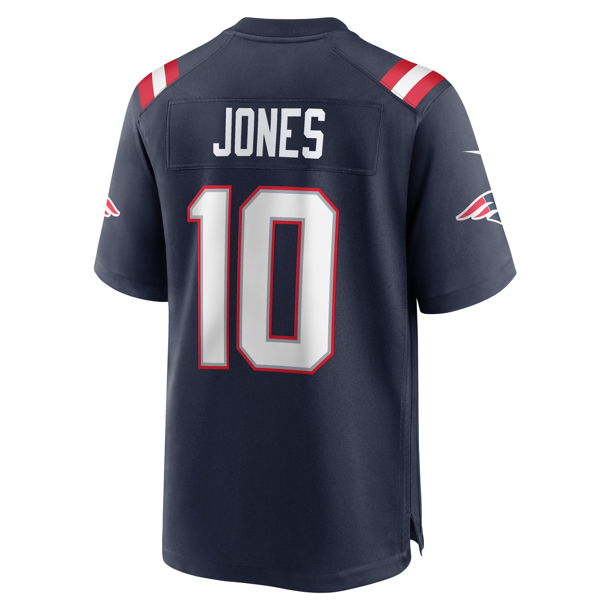 New England Patriots Mac Jones Navy Player Game NFL Jersey Men's