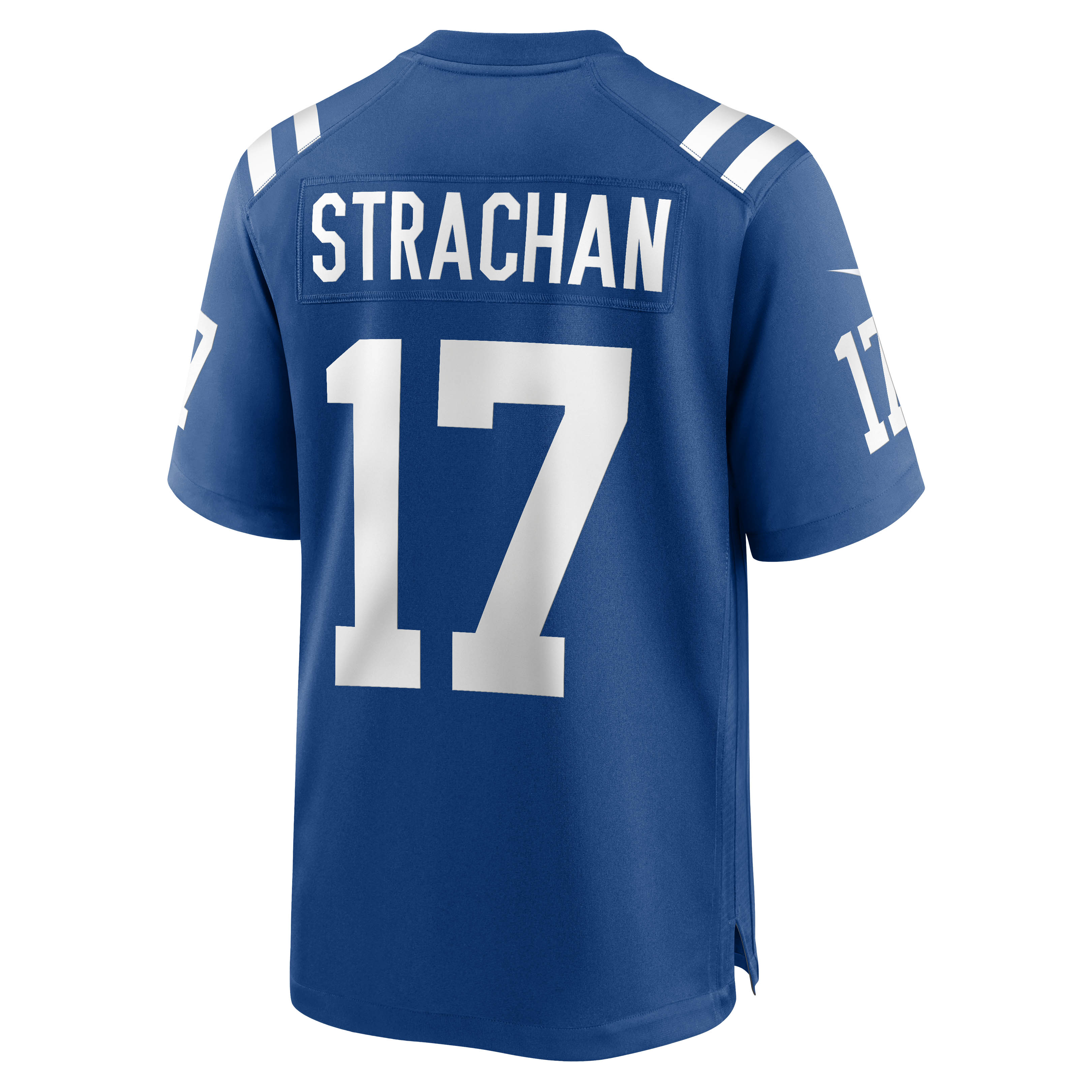 Indianapolis Colts Mike Strachan Royal Game NFL Jersey Men's