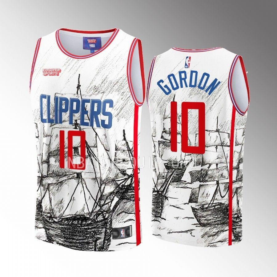 Eric Gordon 10 Los Angeles Clippers KidSuper Studio Unisex Hometown NBA Jersey Unisex